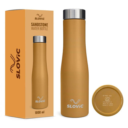 Sandstone Steel Bottle Leak Proof | 1 Litre