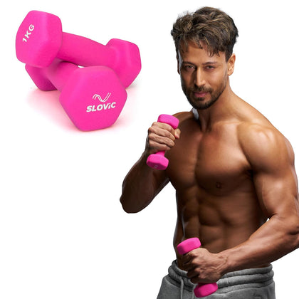 1 kg Neoprene Dumbbell Set (Pair)
