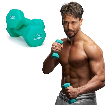 1.5 kg Neoprene Dumbbell Set (Pair)