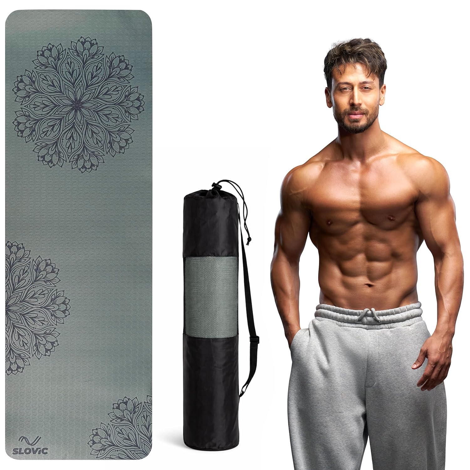 Yoga Mat for Men & Women [6 MM] | Green