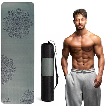 Yoga Mat for Men & Women [6 MM] | Green