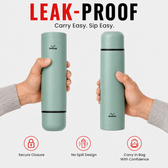 Phantom Bottle 1L - Insulated Stainless Steel Water Bottle - Mint Green - Gym, Sports & Travel