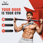 200 kg Adjustable No Screw Pull Up Bar (72-110CM)