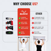 200 kg Adjustable No Screw Pull Up Bar (72-110CM)