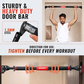 200 kg Adjustable No Screw Pull Up Bar (72-110CM)