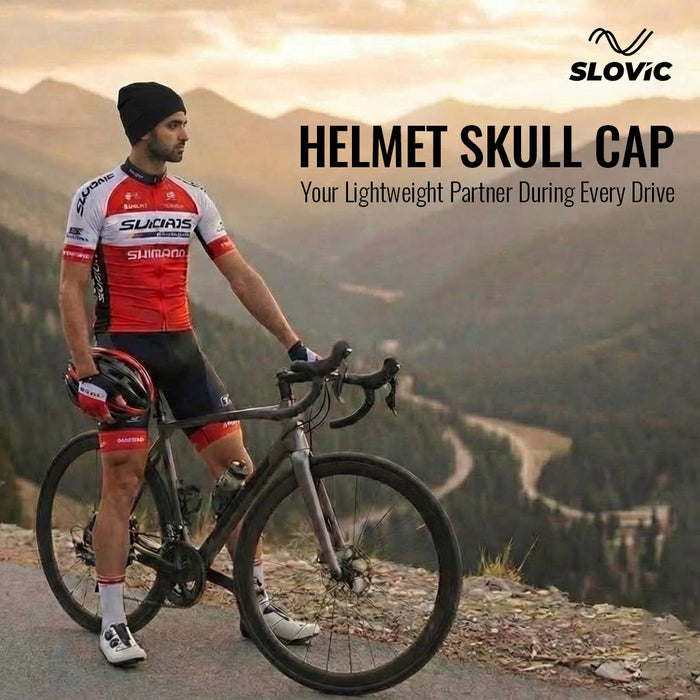 Slovic Helmet Skull Cap for Men - Pack of 2