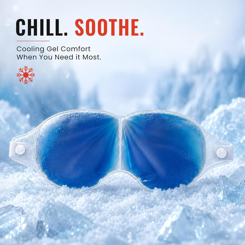 Reusable Gel Eye Mask | Pack of 2 | Hot & Cold Therapy