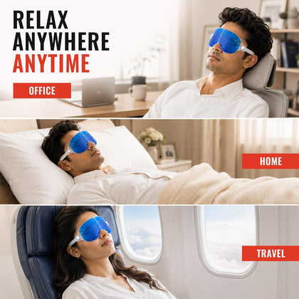 Reusable Gel Eye Mask | Pack of 2 | Hot & Cold Therapy