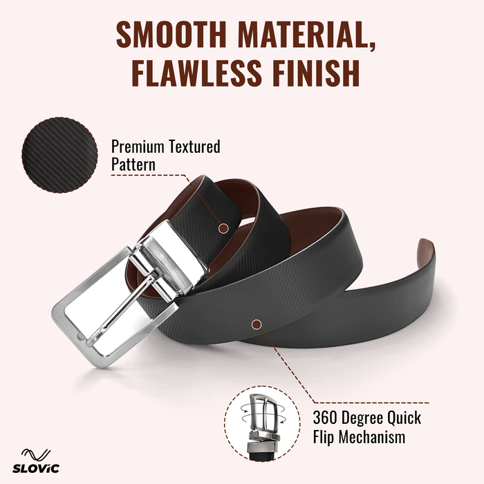 SLOVIC Leather Belt for Mens