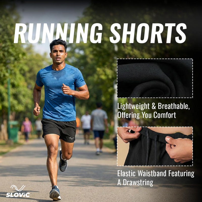 Running Shorts for Men [Medium] - Durable Gym Shorts for Men Workout - Breathable Mens Running