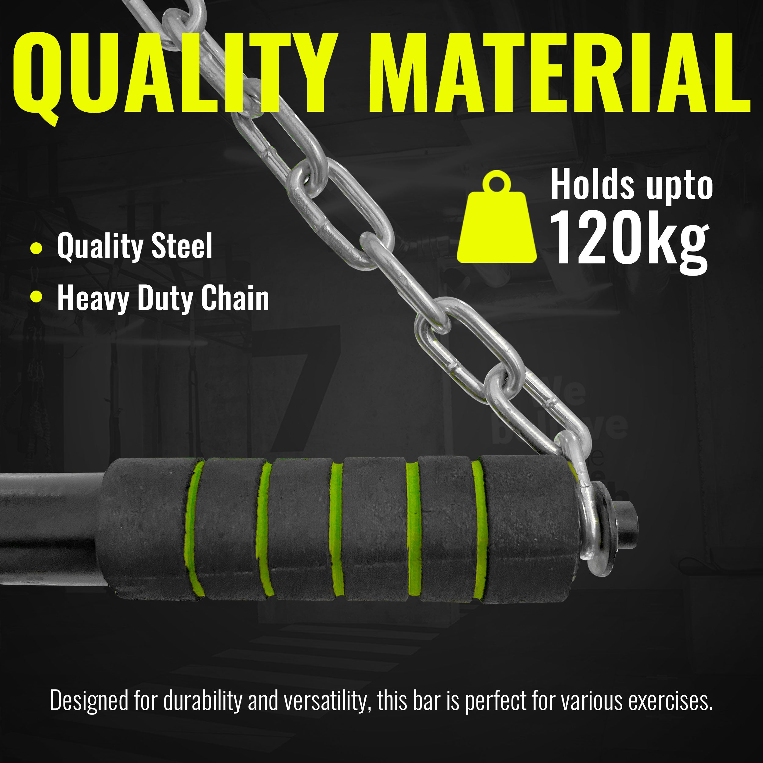 Chin Up Bar-120 Kg Capacity