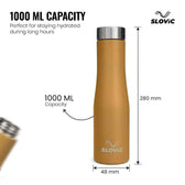 Sandstone Steel Bottle Leak Proof | 1 Litre