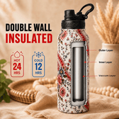 Slovic Insulated Boho Bloom -UV Print-| 1L