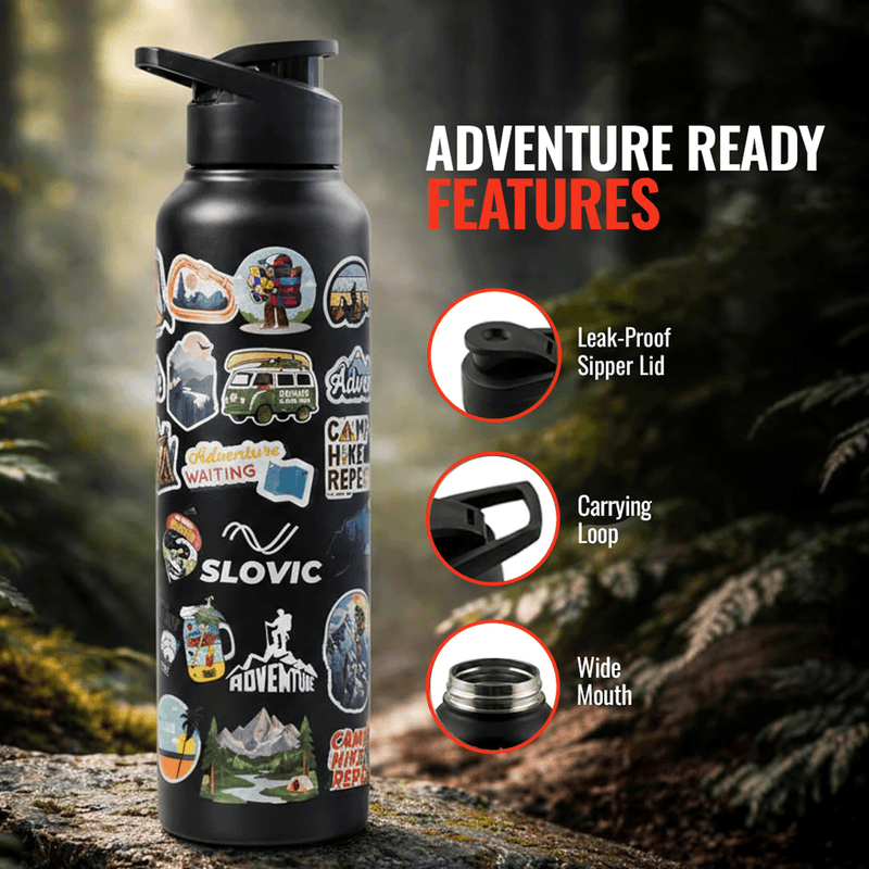 Steel Water Bottle Set of 3 - UV Printed
