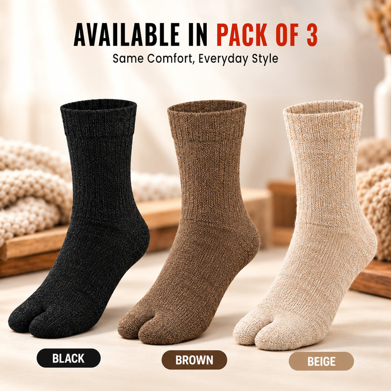 Winter Socks for Women Set of 3 - Multicolour