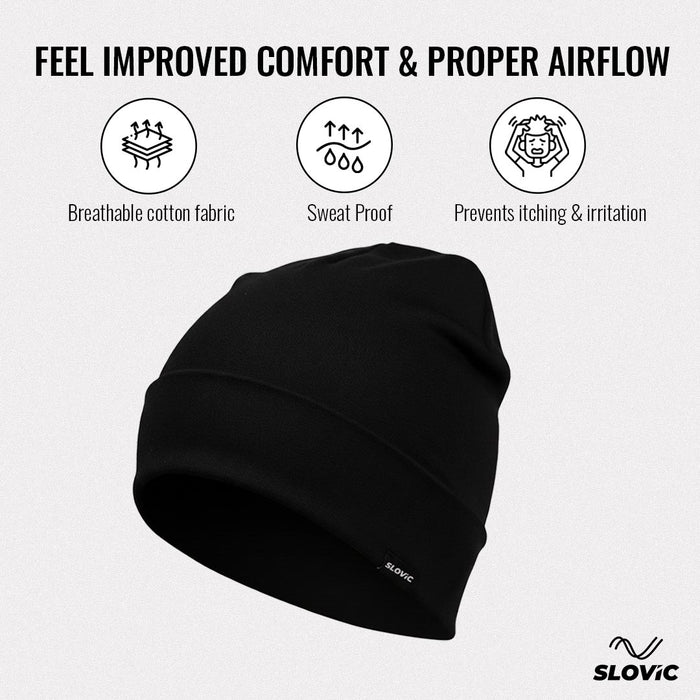 Slovic Helmet Skull Cap for Men - Pack of 1