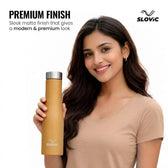 Sandstone Steel Bottle Leak Proof | 1 Litre