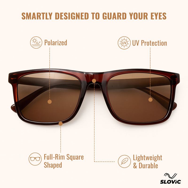 Sunglasses for Men-Brown