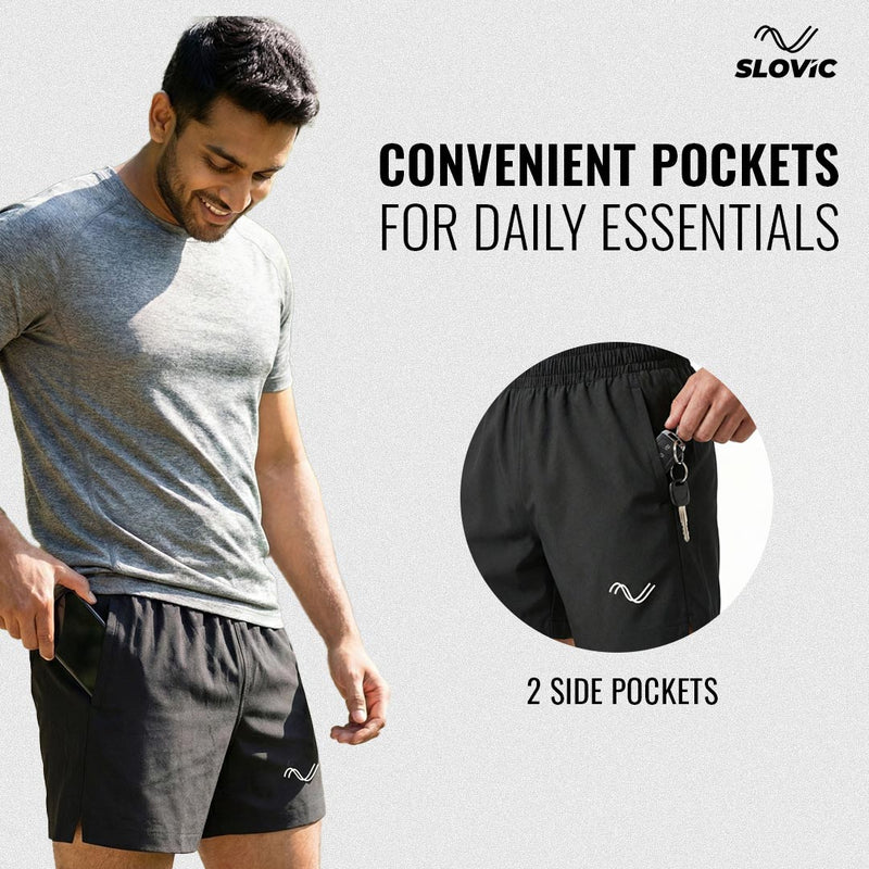 Running Shorts for Men [Medium] - Durable Gym Shorts for Men Workout - Breathable Mens Running
