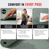 Yoga Mat for Men & Women [6 MM] | Green