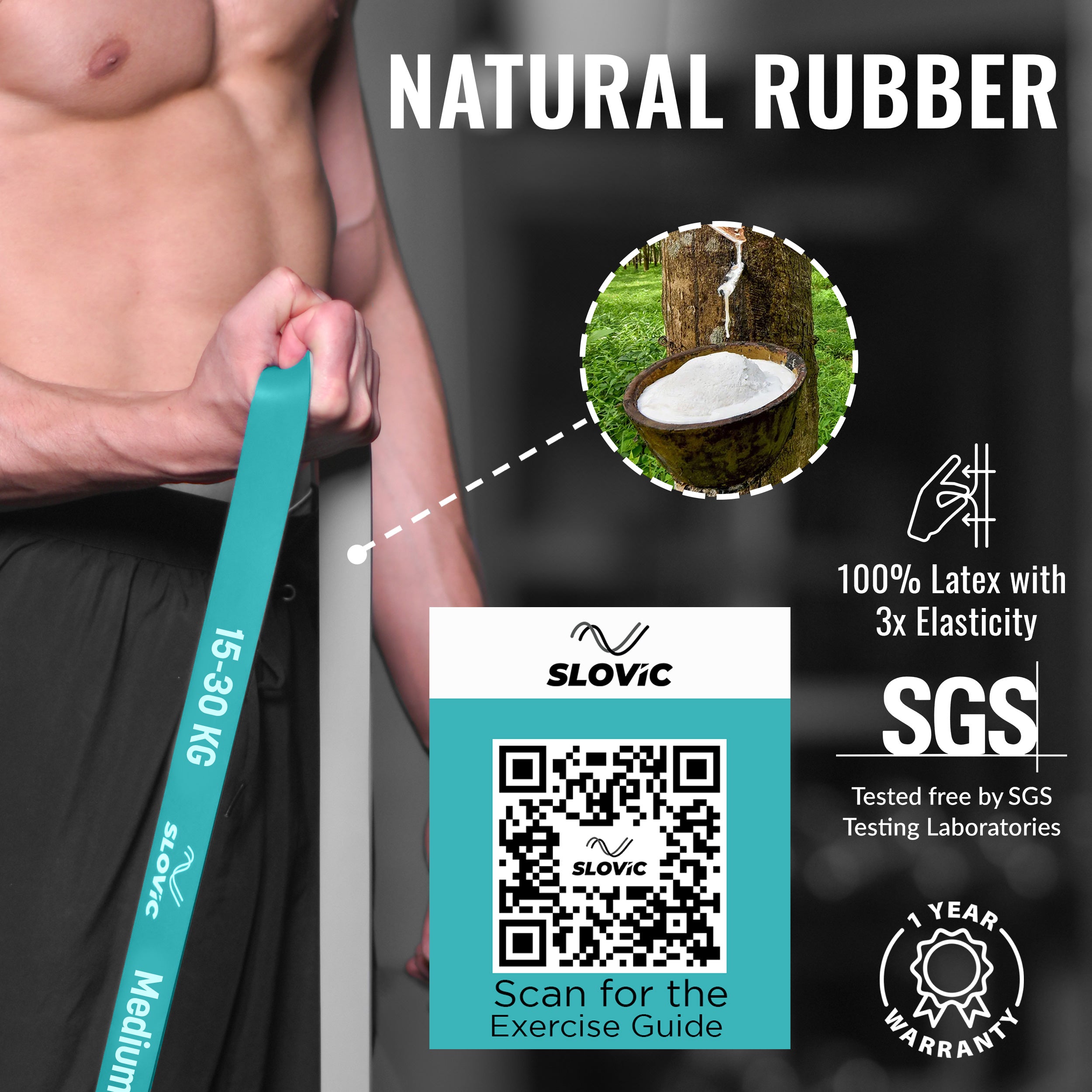 Latex Resistance Band- 15-30Kg