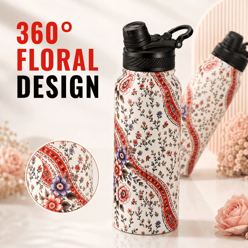 Slovic Insulated Boho Bloom -UV Print-| 1L
