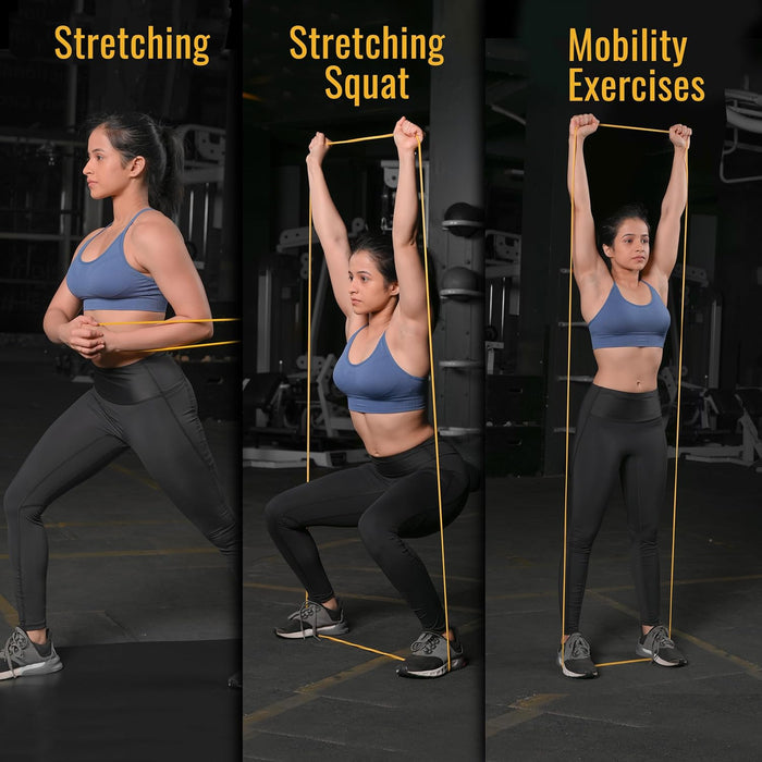 Slovic Resistance Band for Workout [Upto 5 KG] | Ideal for Home & Gym Workout