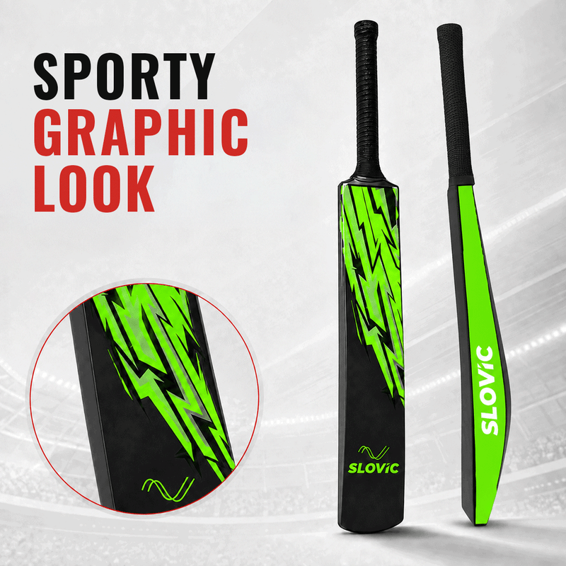 Cricket Bat - 90 x 10.5 CM - Lightweight Fiber Bat for Cricket kit