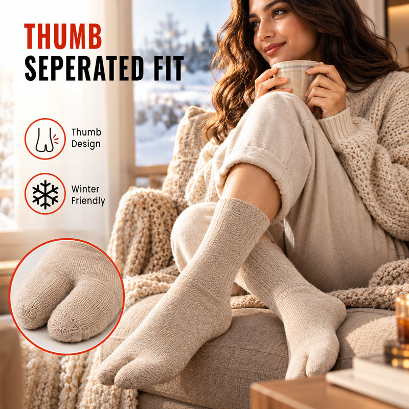 Winter Socks for Women Set of 3 - Multicolour