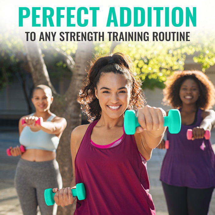 Slovic Neoprene Dumbbells Set for Home Gym | 1.5 Kg