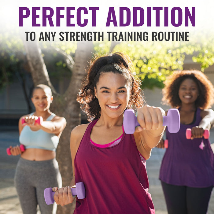 Slovic Neoprene Dumbbells Set for Home Gym | 2 Kg