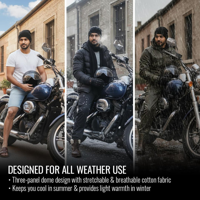 Slovic Helmet Skull Cap for Men - Pack of 1