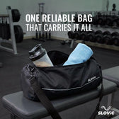 Duffle Gym Bag - 17L - Black & White