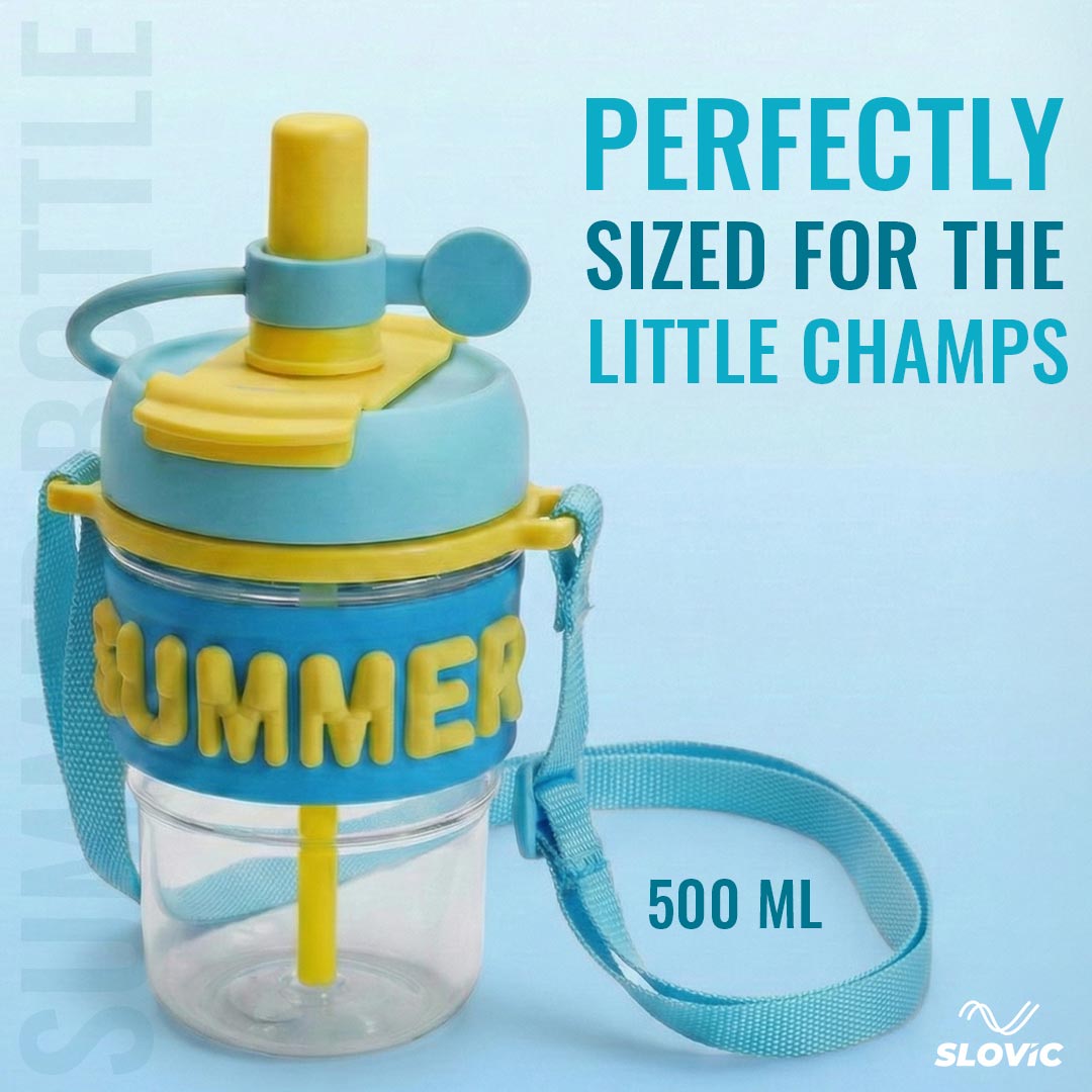 500ml Sipper Bottle | Leakproof | Carry Strap