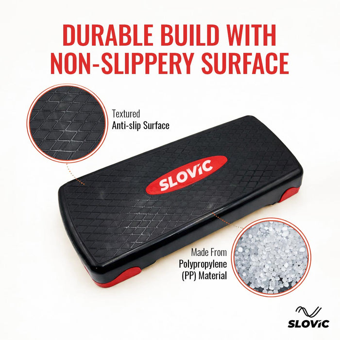 Slovic Anti-Slip Stepper for Exercise