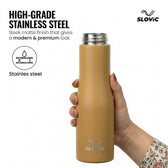 Sandstone Steel Bottle Leak Proof | 1 Litre