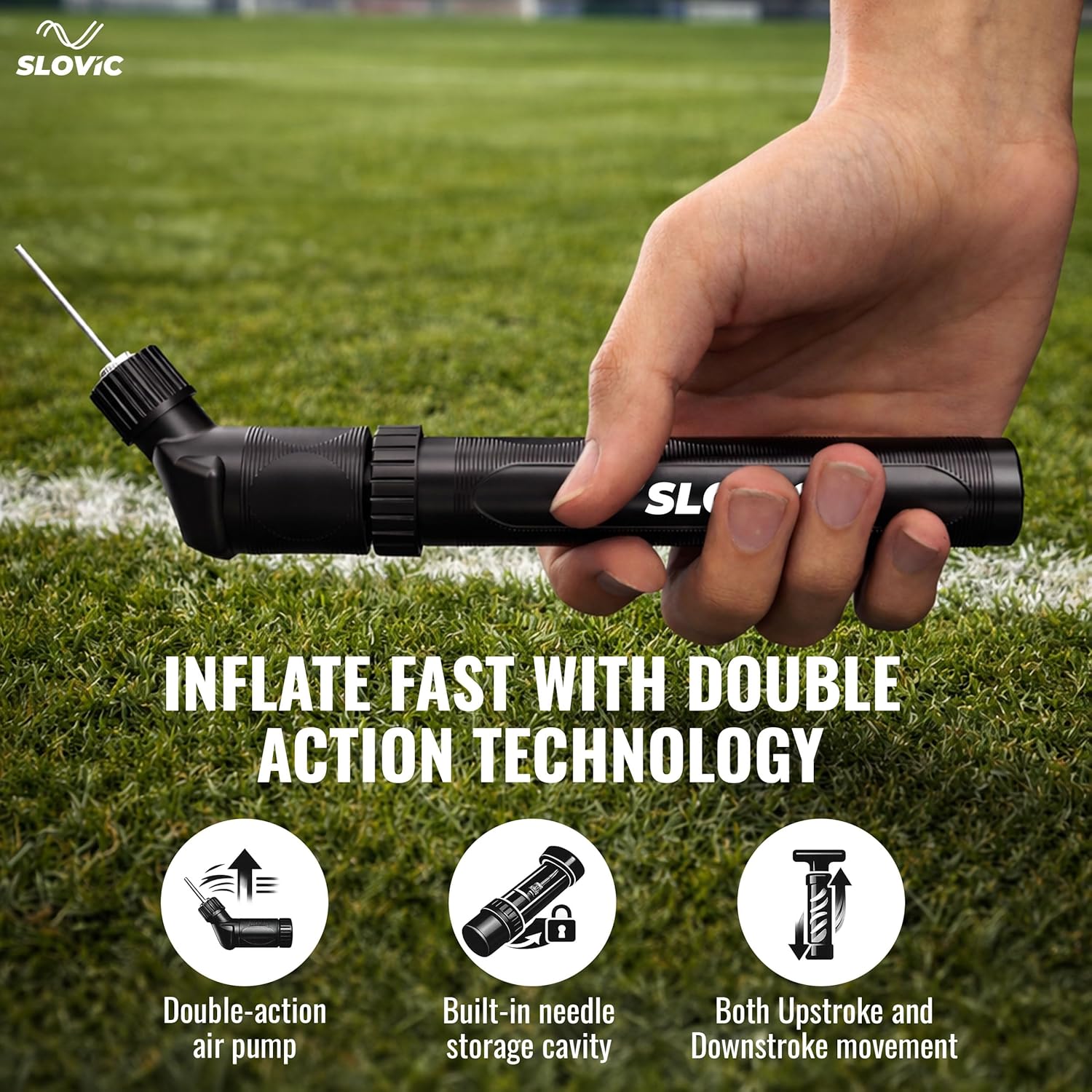 Professional Football with Air Pump [Size-5]