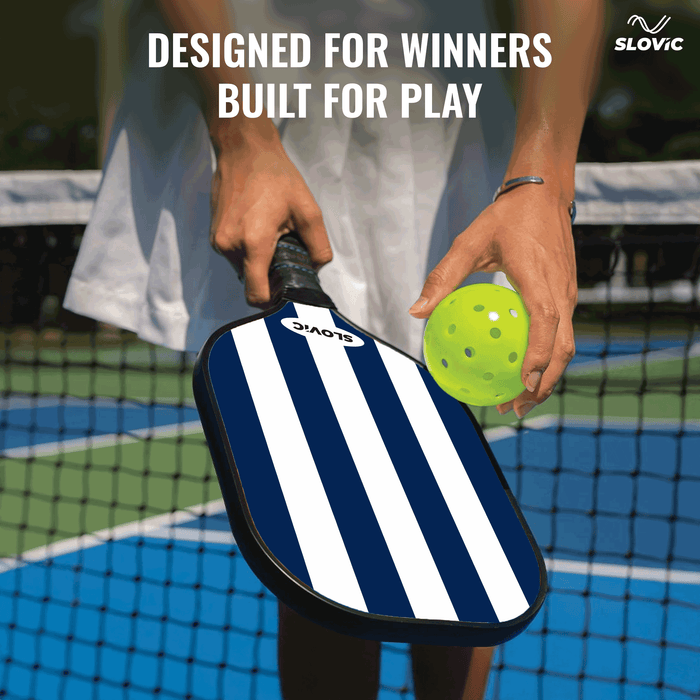 Slovic Fiberglass Pickle Ball Racket [1 x Racket]
