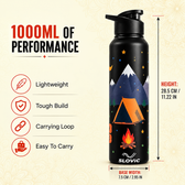 Steel Water Bottle Set of 3 - UV Printed