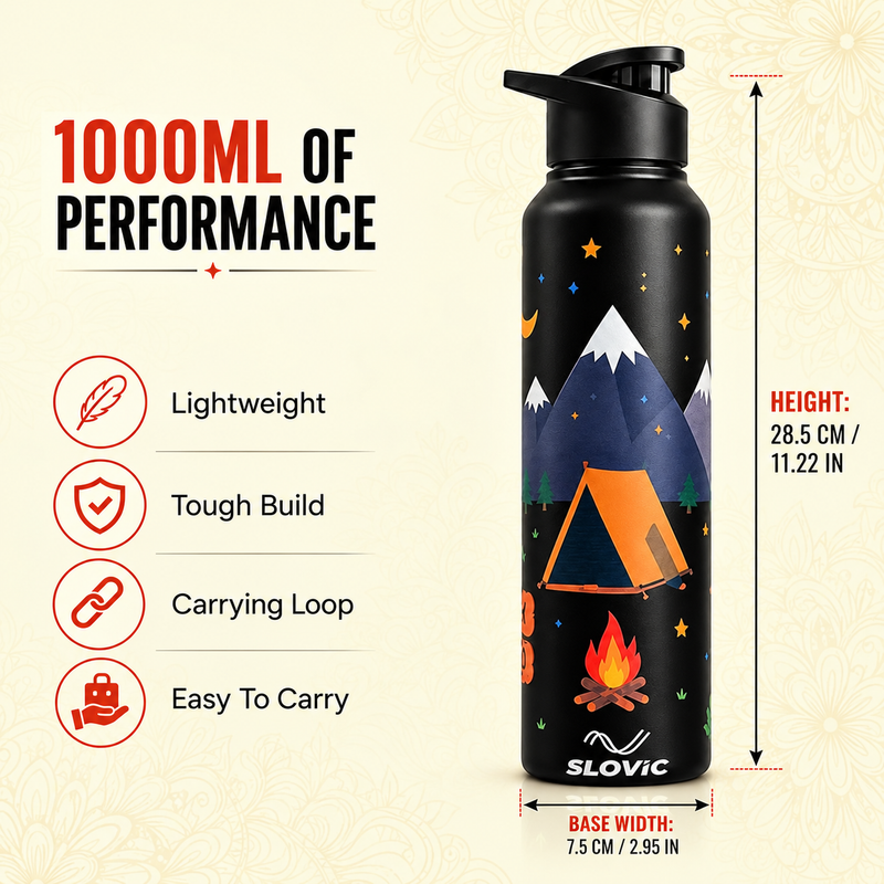 Steel Water Bottle Set of 3 - UV Printed