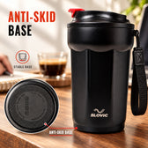 Heat Lock Coffee Tumbler 400ml - Black - Travel Mug