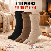 Winter Socks for Women Set of 3 - Multicolour