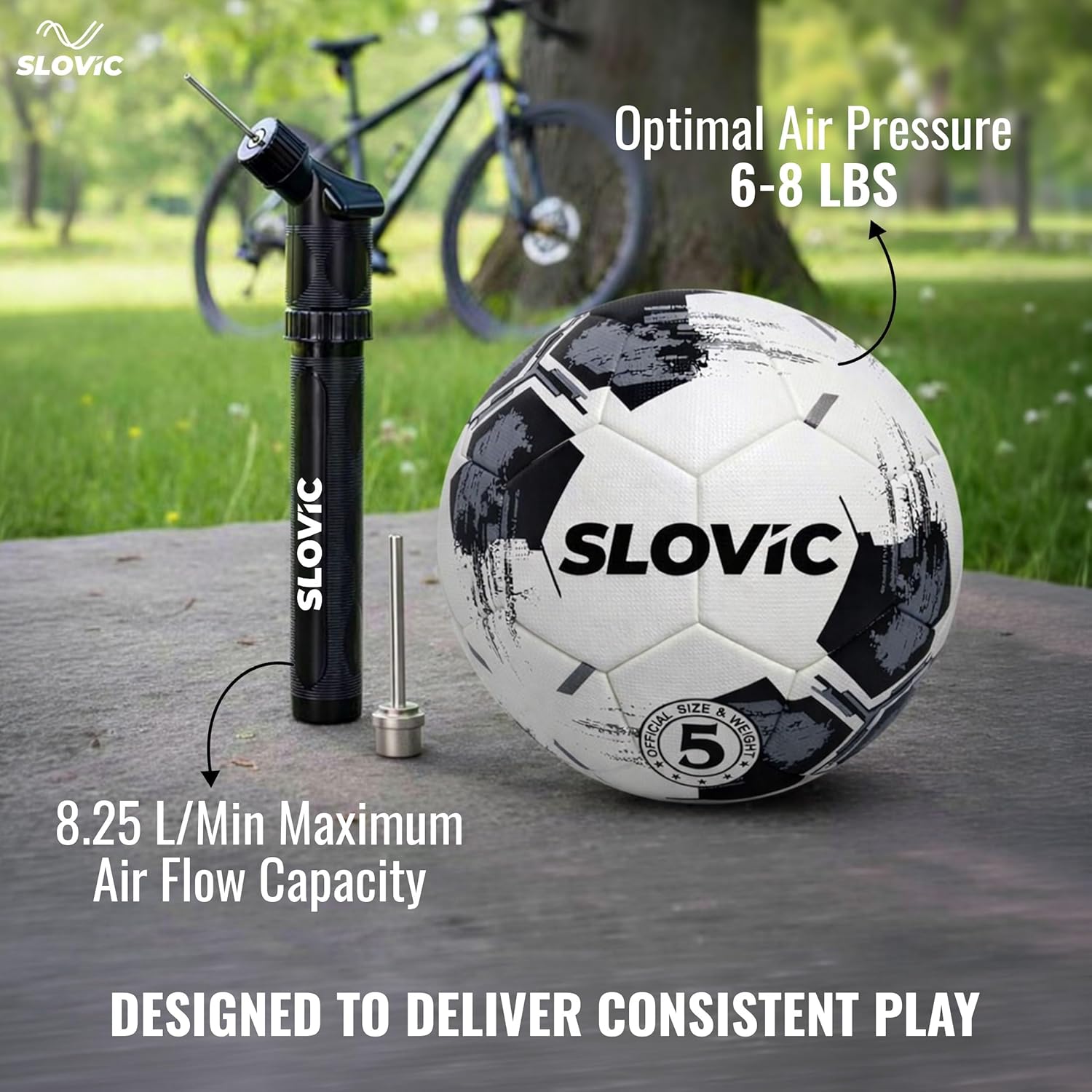 Professional Football with Air Pump [Size-5]