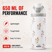 Slovic Insulated Petal Mist Bottle  UV Print - 650ml