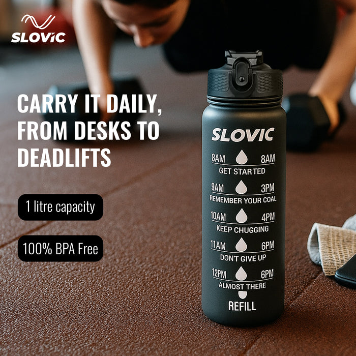 SLOVIC Sipper Water Bottle- 1L