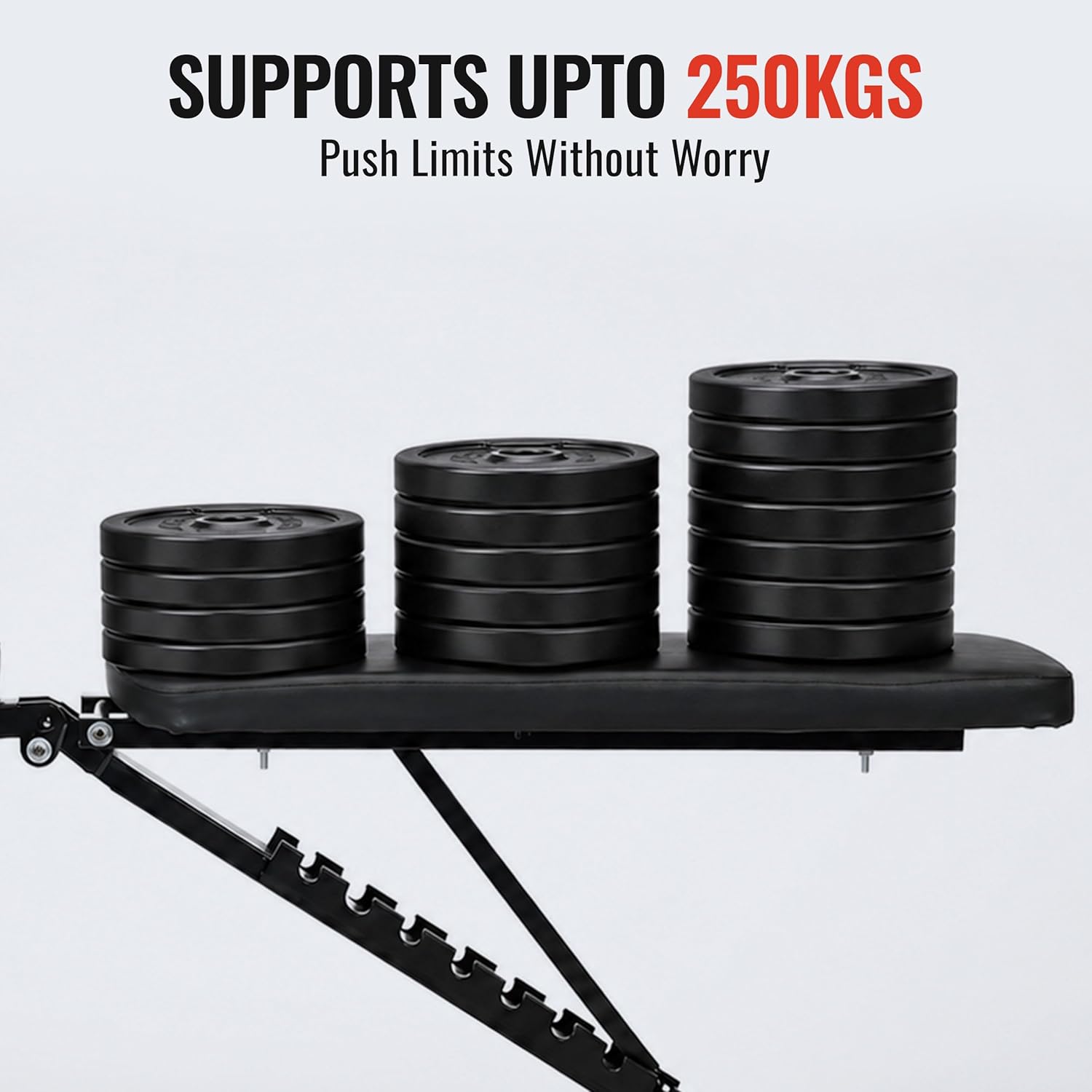 Adjustable Gym Bench for Home Workout | Up to 250 KG Capacity