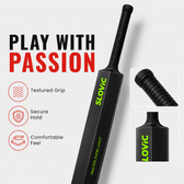 Cricket Bat - 90 x 10.5 CM - Lightweight Fiber Bat for Cricket kit