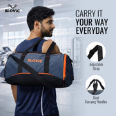 22L Duffle Gym Bag with Adjustable Strap, Separate Shoe Compartment & 1 Mesh Pocket | Ideal for Gym & Travel Use