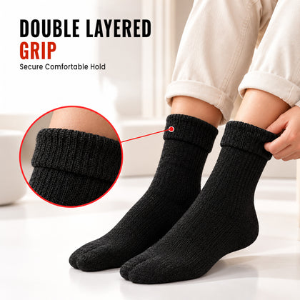 Winter Socks for Women Set of 3 - Multicolour