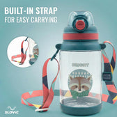 School Kids Water Bottle 550ml | Leakproof with Strap